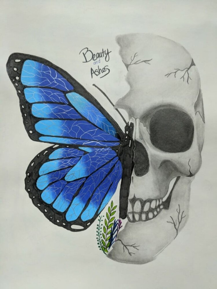 Beauty In Ashes - Mixed Media